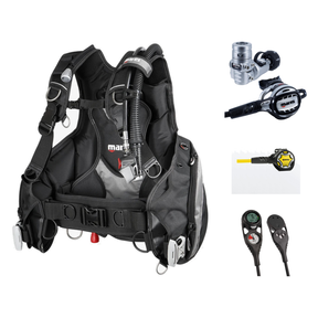 Mares Regulator + BCD Scuba Package – Prestige Unisex BCD + Atlas ADJ 62X TBP Regulator + Dual Octopus + Mission 2 Console