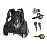 Mares Regulator + BCD Scuba Package – Prestige Unisex BCD + Atlas ADJ 62X TBP Regulator + Dual Octopus + Mission 2 Console
