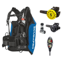 Scubapro Regulator + BCD Scuba Package – Navigator Lite BCD + MK17 EVO2/C370 Regulator + R105 Octopus + 2-Gauge Console — Bl…