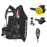 Scubapro Regulator + BCD Scuba Package – Navigator Lite BCD + MK17 EVO2/C370 Regulator + R105 Octopus + 2-Gauge Console — Bl…
