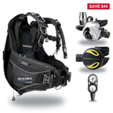 Oceanic Regulator + BCD Scuba Package – Atmos BCD + Delta 5 + EDX Regulator + Alpha 8 Octopus + Maxdepth Gauge Console — inc…