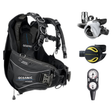 Oceanic Regulator + BCD Scuba Package – Atmos BCD + Delta 5 + EDX Regulator + Alpha 8 Octopus + Maxdepth Gauge Console — Oce…