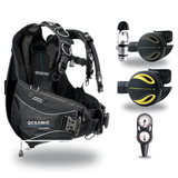 Oceanic Regulator + BCD Scuba Package – Atmos BCD + Delta 5 + EDX Regulator + Alpha 8 Octopus + Maxdepth Gauge Console — Oce…