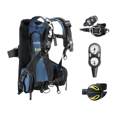 Oceanic Regulator + BCD Scuba Package – Biolite Mens BCD + ZEO FDX-I Regulator + Alpha 8 Octopus + Maxdepth Gauge Console —…