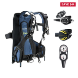 Oceanic Regulator + BCD Scuba Package – Biolite Mens BCD + ZEO FDX-I Regulator + Alpha 8 Octopus + Maxdepth Gauge Console —…