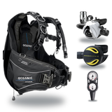 Oceanic Regulator + BCD Scuba Package – Biolite Mens BCD + ZEO FDX-I Regulator + Alpha 8 Octopus + Maxdepth Gauge Console —…
