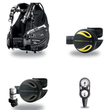 Oceanic Regulator + BCD Scuba Package – Hera BCD + Delta 5 + EDX Regulator + Alpha 8 Octopus + Maxdepth Gauge Console — Ocea…