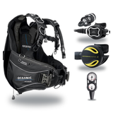 Oceanic Regulator + BCD Scuba Package – Hera BCD + Delta 5 + EDX Regulator + Alpha 8 Octopus + Maxdepth Gauge Console — Ocea…