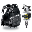 Oceanic Regulator + BCD Scuba Package – Hera BCD + Delta 5 + EDX Regulator + Alpha 8 Octopus + Maxdepth Gauge Console — Ocea…