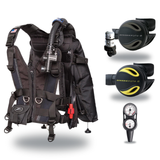 Oceanic Regulator + BCD Scuba Package – Hera BCD + Delta 5 + EDX Regulator + Alpha 8 Octopus + Maxdepth Gauge Console — Zeag…