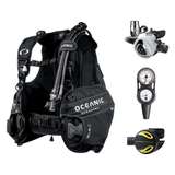 Oceanic Regulator + BCD Scuba Package – OceanPro BCD + Delta 5 + EDX Regulator + Alpha 8 Octopus + Maxdepth Gauge Console —…