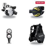 Oceanic Regulator + BCD Scuba Package – OceanPro BCD + Delta 5 + EDX Regulator + Alpha 8 Octopus + Maxdepth Gauge Console —…