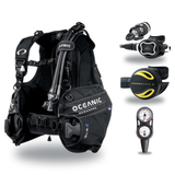 Oceanic Regulator + BCD Scuba Package – OceanPro BCD + Delta 5 + EDX Regulator + Alpha 8 Octopus + Maxdepth Gauge Console —…