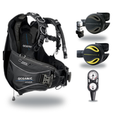Oceanic Regulator + BCD Scuba Package – OceanPro BCD + Delta 5 + EDX Regulator + Alpha 8 Octopus + Maxdepth Gauge Console —…