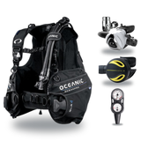 Oceanic Regulator + BCD Scuba Package – OceanPro BCD + Delta 5 + EDX Regulator + Alpha 8 Octopus + Maxdepth Gauge Console —…