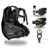 Oceanic Regulator + BCD Scuba Package – OceanPro BCD + Delta 5 + EDX Regulator + Alpha 8 Octopus + Maxdepth Gauge Console —…
