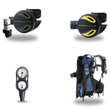 Oceanic Regulator + BCD Scuba Package – OceanPro BCD + Delta 5 + EDX Regulator + Alpha 8 Octopus + Maxdepth Gauge Console —…