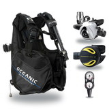 Oceanic Regulator + BCD Scuba Package – Oceansport BCD + Alpha 8 + SP5 Regulator + Alpha 8 Octopus + Maxdepth Gauge Console…