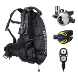 Oceanic Regulator + BCD Scuba Package – Photon Air Men's BCD w/ Color Kit + Delta 5 EDX Regulator + Alpha 8 Octopus + Maxvie…