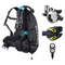 Oceanic Regulator + BCD Scuba Package – Photon Air Men's BCD w/ Color Kit + Delta 5 EDX Regulator + Alpha 8 Octopus + Maxvie…