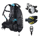 Oceanic Regulator + BCD Scuba Package – Photon Air Men's BCD w/ Color Kit + Delta 5 EDX Regulator + Alpha 8 Octopus + Maxvie…