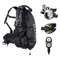 Oceanic Regulator + BCD Scuba Package – Photon Air Men's BCD w/ Color Kit + Delta 5 EDX Regulator + Alpha 8 Octopus + Maxvie…