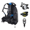 Oceanic Regulator + BCD Scuba Package – Photon Air Men's BCD w/ Color Kit + Delta 5 EDX Regulator + Alpha 8 Octopus + Maxvie…