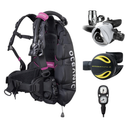 Oceanic Regulator + BCD Scuba Package – Photon Air Men's BCD w/ Color Kit + Delta 5 EDX Regulator + Alpha 8 Octopus + Maxvie…
