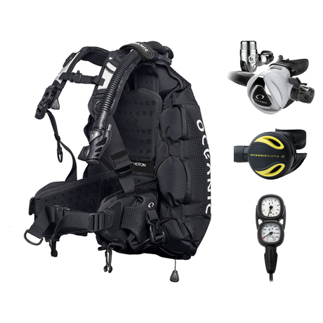 Oceanic Regulator + BCD Scuba Package – Photon Air Women's BCD w/ Color Kit + Delta 5 EDX Regulator + Alpha 8 Octopus + Maxv…