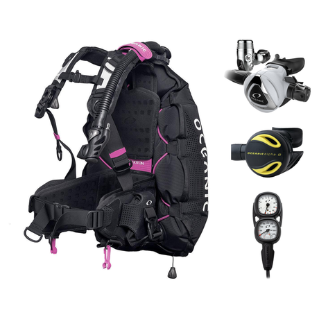Oceanic Regulator + BCD Scuba Package – Photon Air Women's BCD w/ Color Kit + Delta 5 EDX Regulator + Alpha 8 Octopus + Maxv…