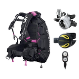 Oceanic Regulator + BCD Scuba Package – Photon Air Women's BCD w/ Color Kit + Delta 5 EDX Regulator + Alpha 8 Octopus + Maxv…
