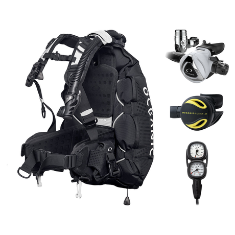 Oceanic Regulator + BCD Scuba Package – Photon Air Women's BCD w/ Color Kit + Delta 5 EDX Regulator + Alpha 8 Octopus + Maxv…