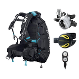 Oceanic Regulator + BCD Scuba Package – Photon Air Women's BCD w/ Color Kit + Delta 5 EDX Regulator + Alpha 8 Octopus + Maxv…