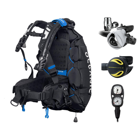 Oceanic Regulator + BCD Scuba Package – Photon Air Women's BCD w/ Color Kit + Delta 5 EDX Regulator + Alpha 8 Octopus + Maxv…