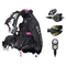 Oceanic Regulator + BCD Scuba Package – Photon Pro Women's BCD w/ Color Kit + ZEO FDX-I Regulator + Alpha 8 Octopus + Maxvie…