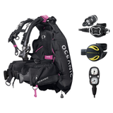 Oceanic Regulator + BCD Scuba Package – Photon Pro Women's BCD w/ Color Kit + ZEO FDX-I Regulator + Alpha 8 Octopus + Maxvie…