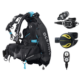 Oceanic Regulator + BCD Scuba Package – Photon Pro Women's BCD w/ Color Kit + ZEO FDX-I Regulator + Alpha 8 Octopus + Maxvie…