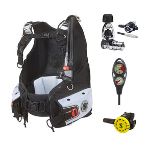 Scubapro Regulator + BCD Scuba Package – Bella with Air2 + MK25 EVO/S620 Ti Regulator + R105 Octopus + 2-Gauge Console
