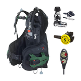 Scubapro Regulator + BCD Scuba Package – Hydros X Air2 Men's with Color Kit Installed + MK25 EVO/S620 Ti Regulator + R105 Oc…