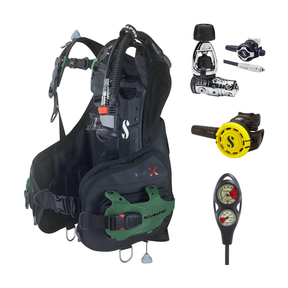 Scubapro Regulator + BCD Scuba Package – Hydros X Air2 Men's with Color Kit Installed + MK25 EVO/S620 Ti Regulator + R105 Oc…
