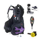 Scubapro Regulator + BCD Scuba Package – Hydros X Balanced Inflator Women's with Colo + MK25 EVO/S620 Ti Regulator + R105 Oc…