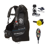 Scubapro Regulator + BCD Scuba Package – Level with Air2 + MK25 EVO/S620 Ti Regulator + R105 Octopus + 2-Gauge Console — inc…