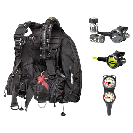 Zeagle Regulator + BCD Scuba Package – Ranger BCD + F8 Regulator + Onyx II Octopus + Combo 2 Gauge Console — Zeagle Ranger L…