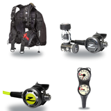 Zeagle Regulator + BCD Package – Ranger BCD + F8 Regulator + Onyx II Octopus + Combo 2 Gauge Console — Zeagle Ranger, Zeagle…