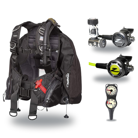Zeagle Regulator + BCD Scuba Package – Ranger BCD + Onyx II Regulator + Onyx II Octopus + Combo 2 Gauge Console — includes Z…