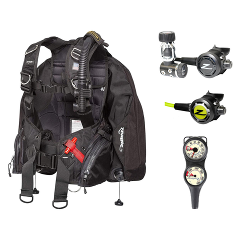 Zeagle Regulator + BCD Scuba Package – Ranger BCD + Onyx II Regulator + Onyx II Octopus + Combo 2 Gauge Console