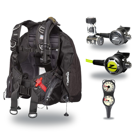Zeagle Regulator + BCD Scuba Package – Ranger BCD + Onyx II Regulator + Onyx II Octopus + Combo 2 Gauge Console — Zeagle Ran…