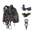 Zeagle Regulator + BCD Scuba Package – Rescue 911 w/Inflator and Hose + F8 Regulator + Octo Z II + 2-Gauge Console