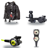 Zeagle Regulator + BCD Scuba Package – Scout BCD + Envoy/RaZor II Regulator + Onyx II Octopus + Combo 2 Gauge Console — Zeag…