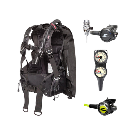 Zeagle Regulator + BCD Scuba Package – Scout BCD + Onyx II Regulator + Onyx II Octopus + Combo 2 Gauge Console — Zeagle Scou…